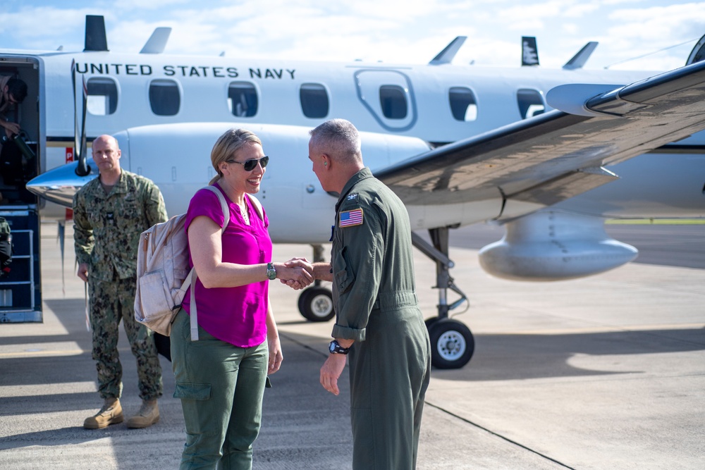 Navy Assistant Secretary  Meredith Berger Visits Pacific Missile Range Facility