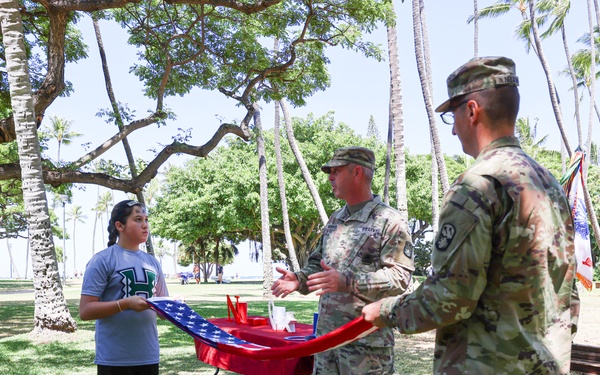 Oahu-based Soldiers Inspire Next Generation During Youth Program’s Army Day