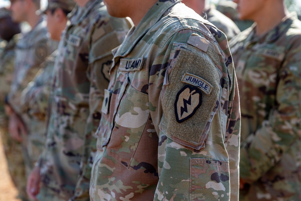 Charlie Company, 524th Division Sustainment Support Battalion Promotion Ceremony