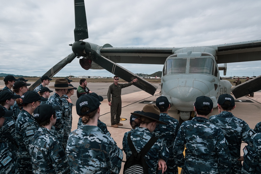 MRF-D hosts static display for Royal Australian Air Force cadets