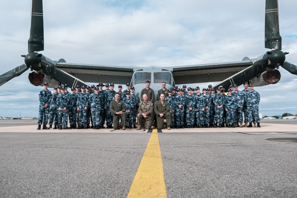 MRF-D hosts static display for Royal Australian Air Force cadets