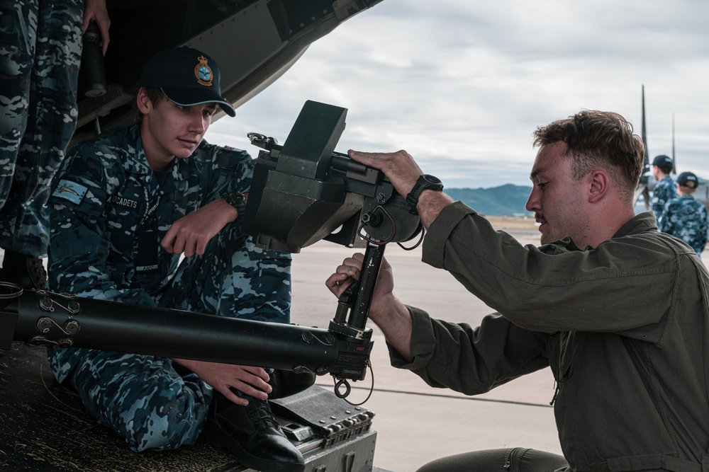 MRF-D hosts static display for Royal Australian Air Force cadets