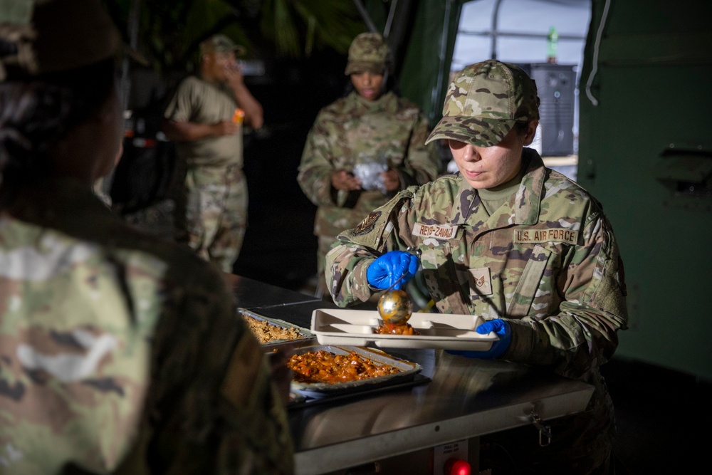 New Deployable Kitchen Feeds Service Members During IRT Operation Wellness CNMI