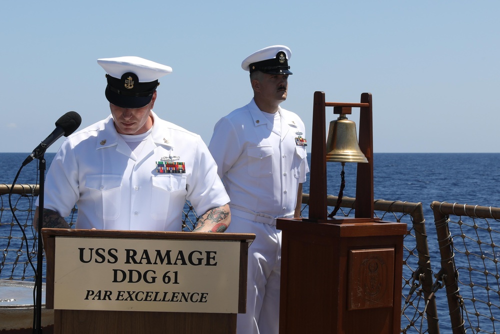 Senior Chief Recites Creed