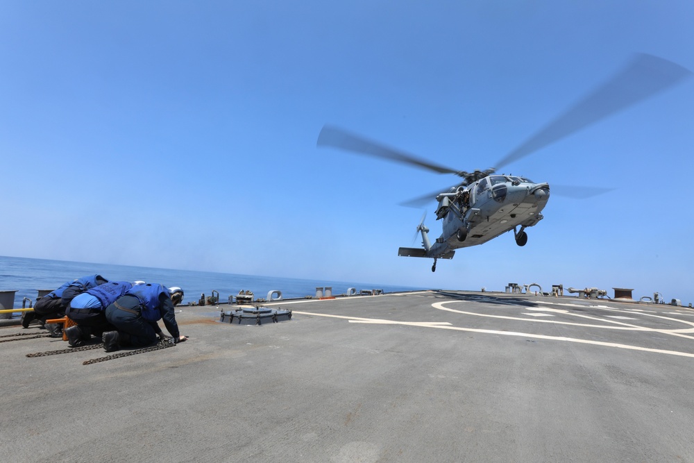 Sailors Brace For Landing