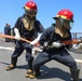 Sailors Practice Fire Fighting