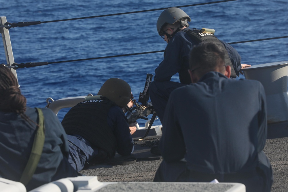 USS Thomas Hudner Gun Shoot