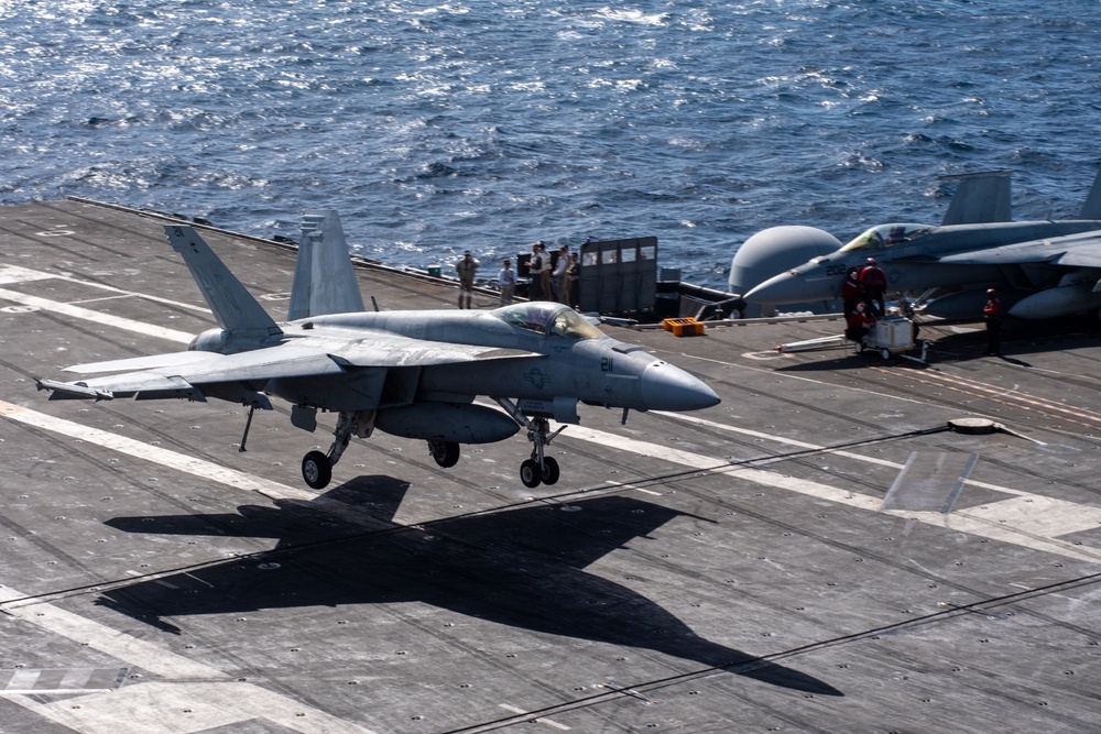 USS Ronald Reagan (CVN 76) conducts flight operations