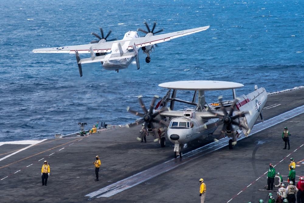 USS Ronald Reagan (CVN 76) conducts flight operations