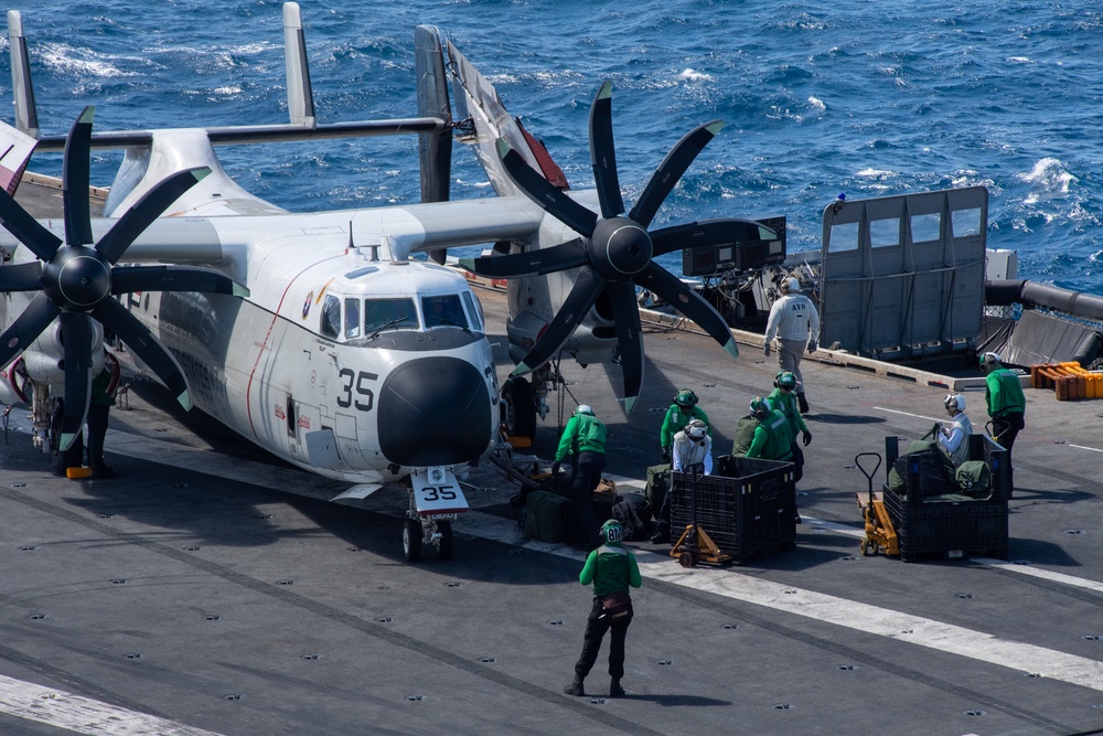 USS Ronald Reagan (CVN 76) conducts flight operations