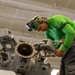 USS Carl Vinson (CVN 70) Sailors Conduct Maintenance in the Pacific Ocean