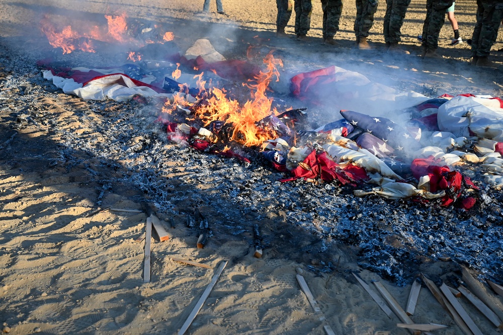 Utah National Guard supports 25th annual Spanish Fork Flag Retirement Ceremony