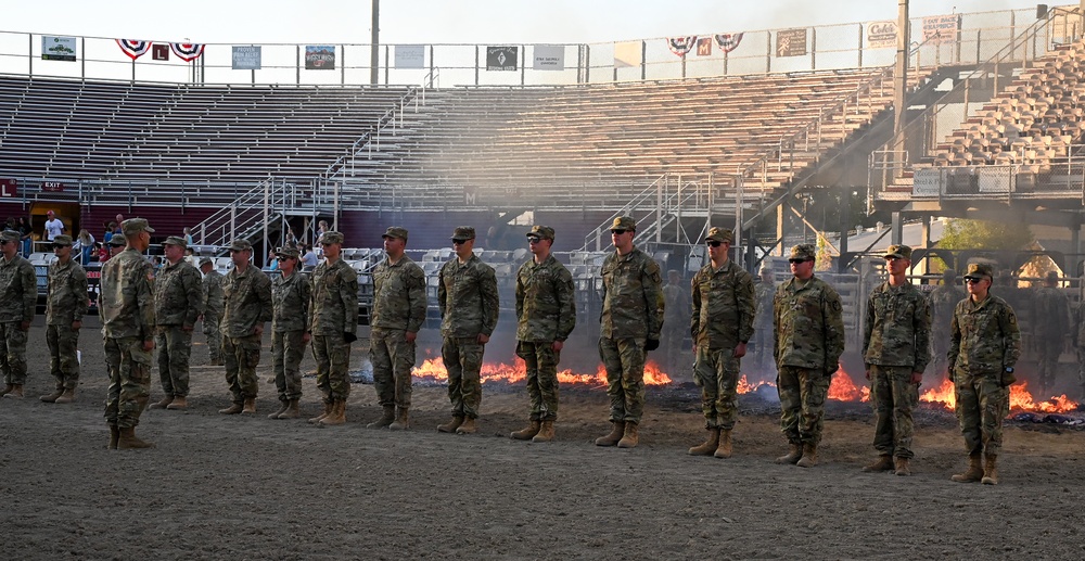 Utah National Guard supports 25th annual Spanish Fork Flag Retirement Ceremony