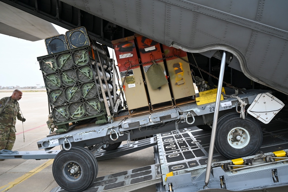 Resere aircrew transports reserve POL team for forward refueling training