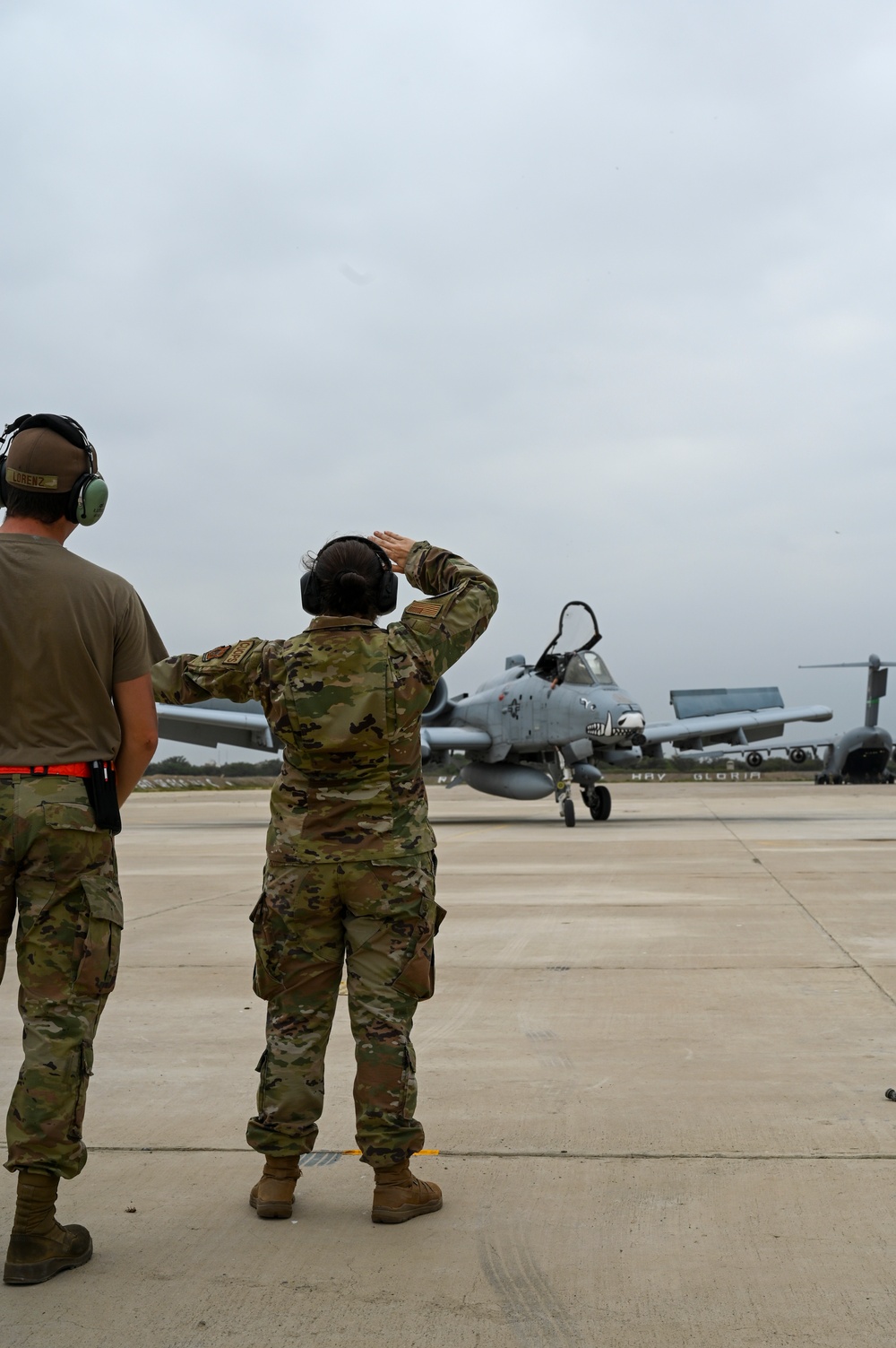 DVIDS - Images - Multi-capable Airman trains on aircraft marshaling ...