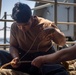 Sailors Whip A Line on the Fantail of USS Carl Vinson (CVN 70)