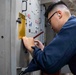 USS Ralph Johnson (DDG 114) Sailors perform VCHT Maintenance.