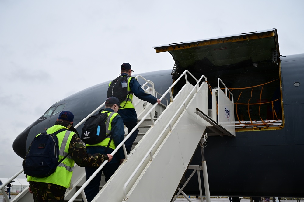 U.S. aircraft arrive at RIAT23