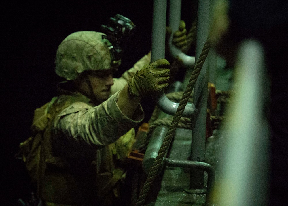 USS Lewis B. Puller Helo Night Operations