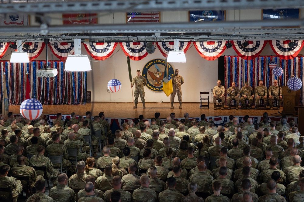 157th MEB transfers authority of CJTF-HOA mission to 218th MEB