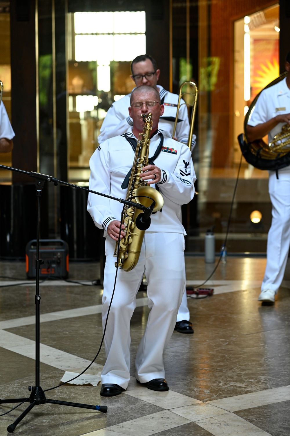 Navy Band Plays in Cartagena, Colombia