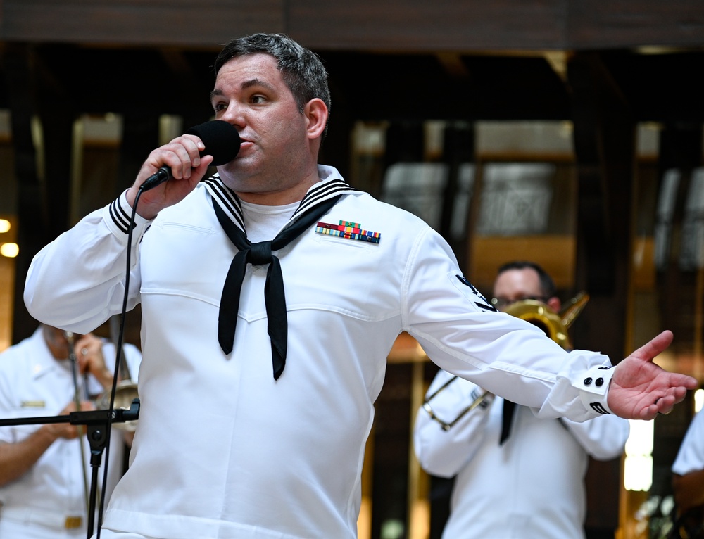 Navy Band Plays in Cartagena, Colombia