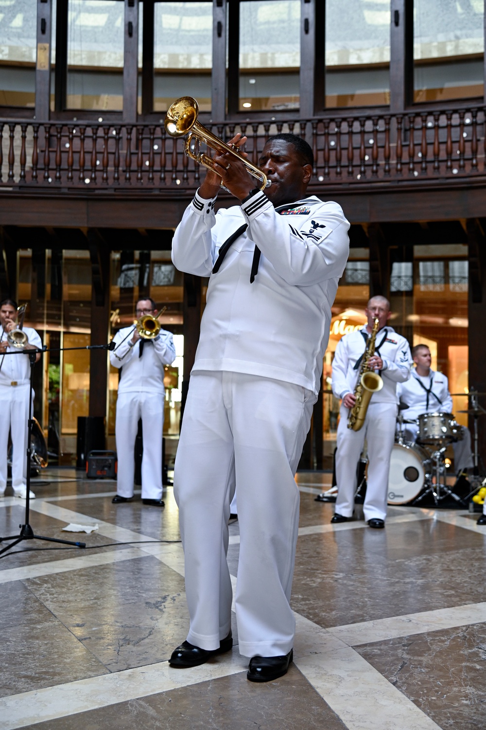 Navy Band Plays in Cartagena, Colombia