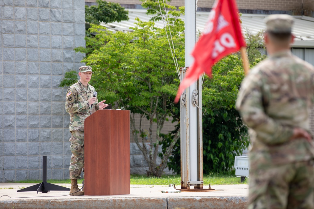 Lt. Col. Hopper Takes Command