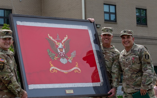 Lt. Col. Milian Receives Battalion Standard