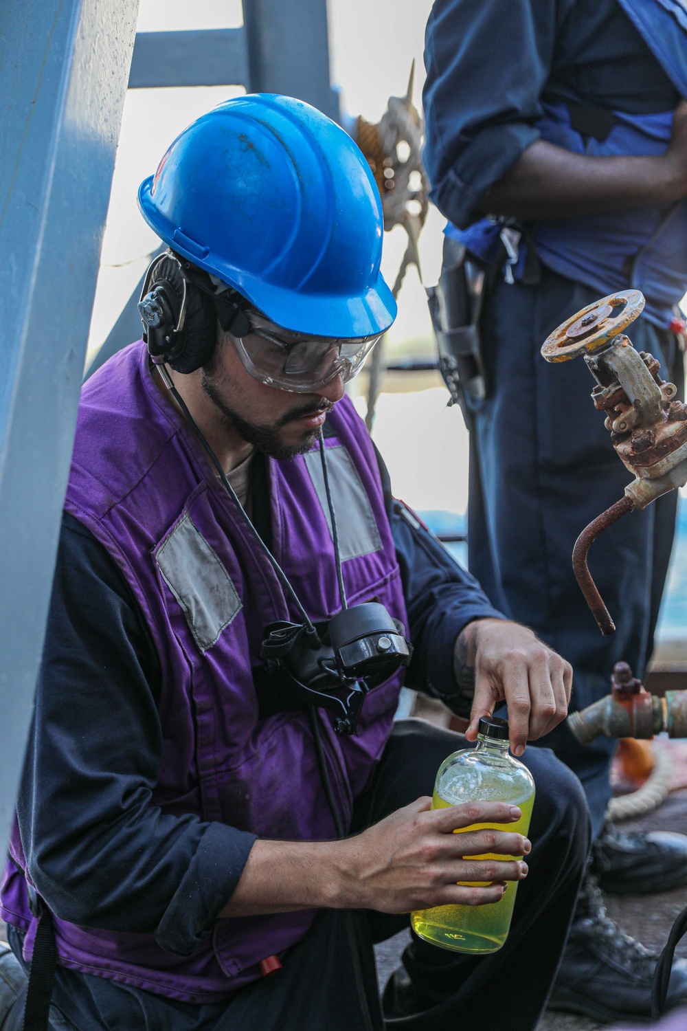 USS Carter Hall Conducts a Replenishment-at-Sea