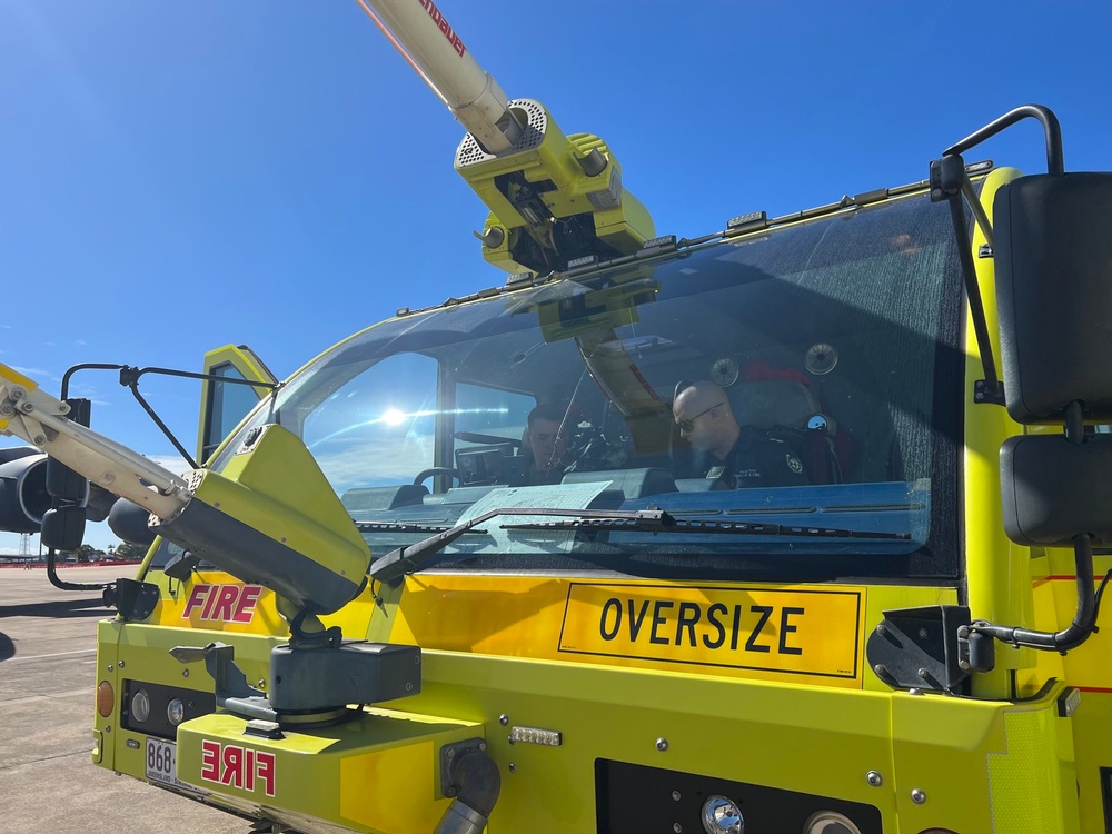 USAF Airmen trained by Australian firefighters during MG23