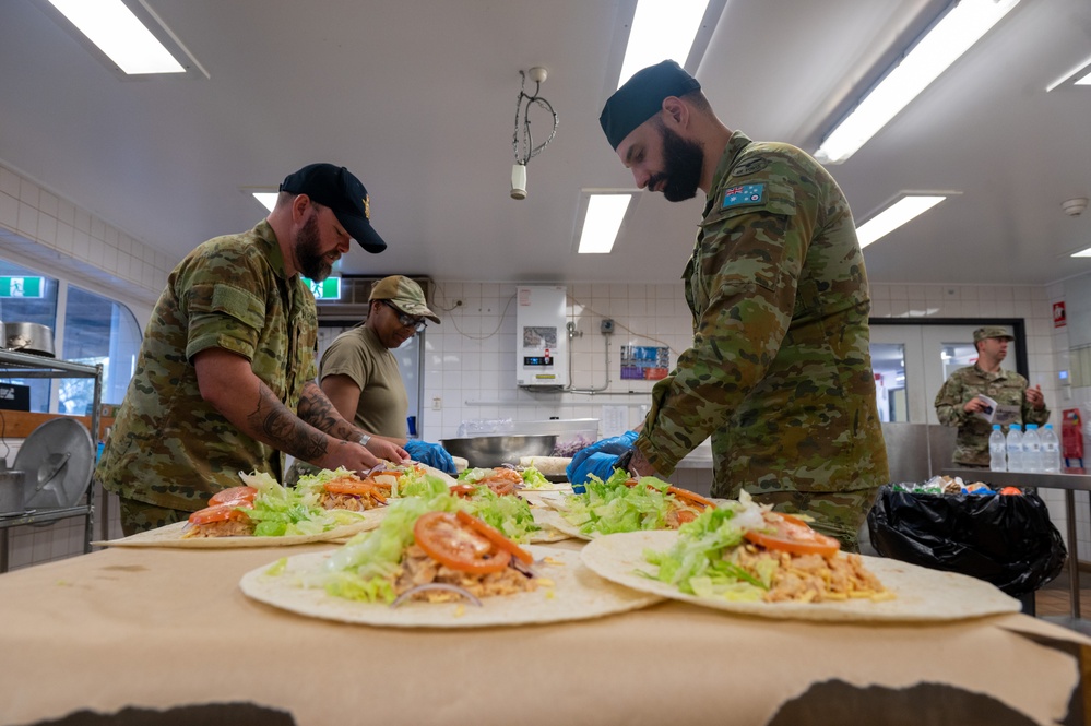 U.S. Airman integrates with RAAF rations team