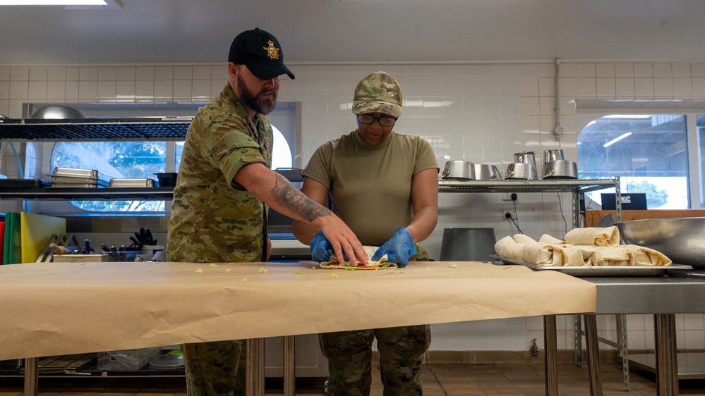 U.S. Airman integrates with RAAF rations team