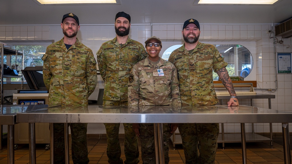 U.S. Airman integrates with RAAF rations team