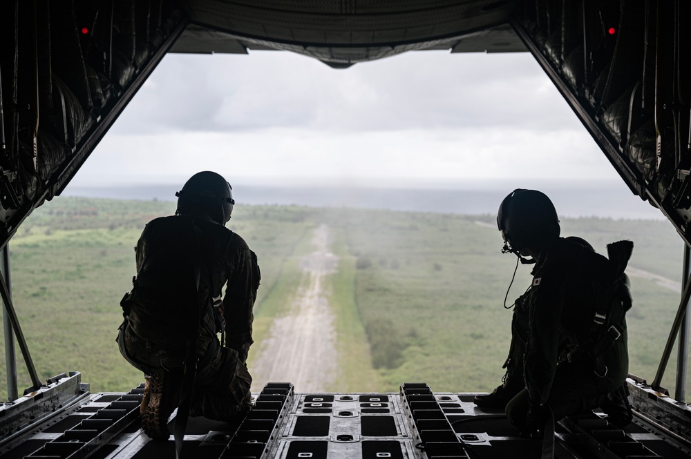 JASDF and USAF coalition airdrop mission during Mobility Guardian 23