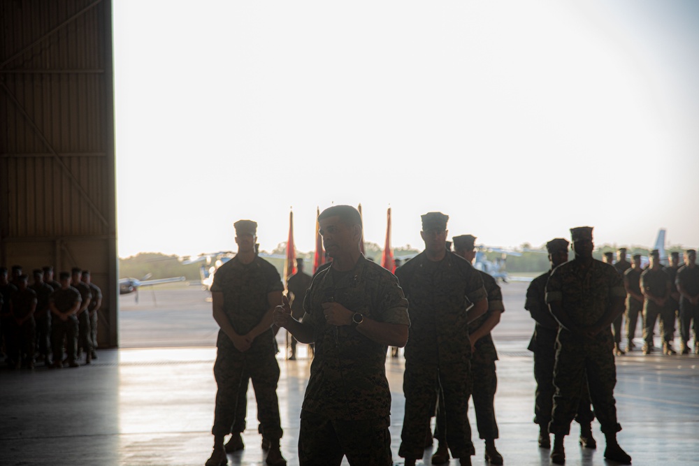 4th Maine Aircraft Wing Change of command