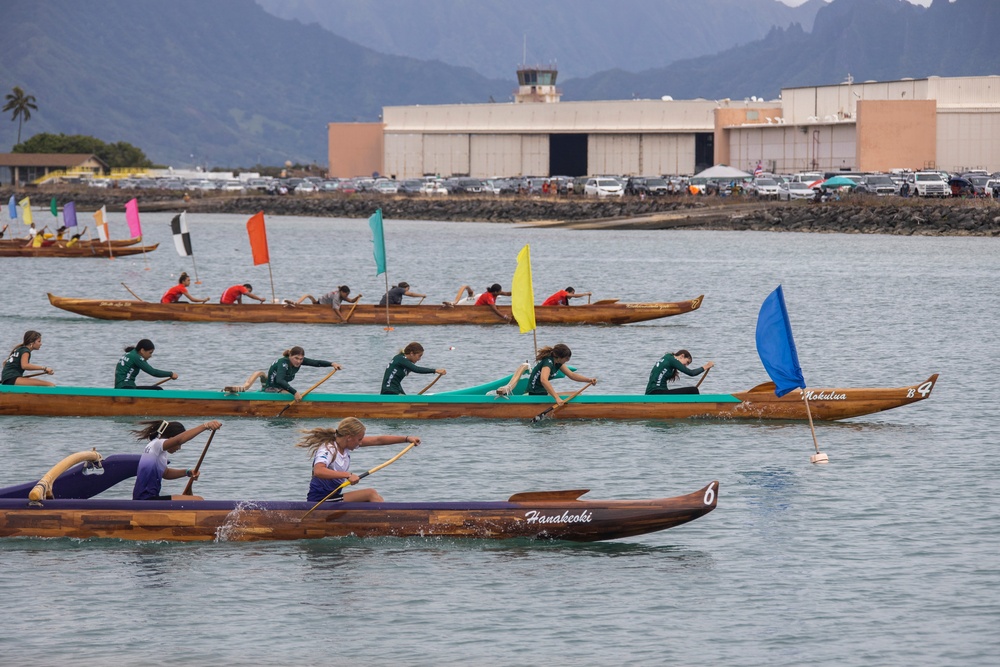 MCBH Hosts 2023 John D. Kaupiko Canoe Regatta