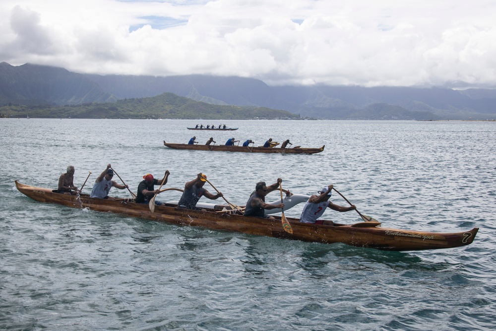 MCBH Hosts 2023 John D. Kaupiko Canoe Regatta