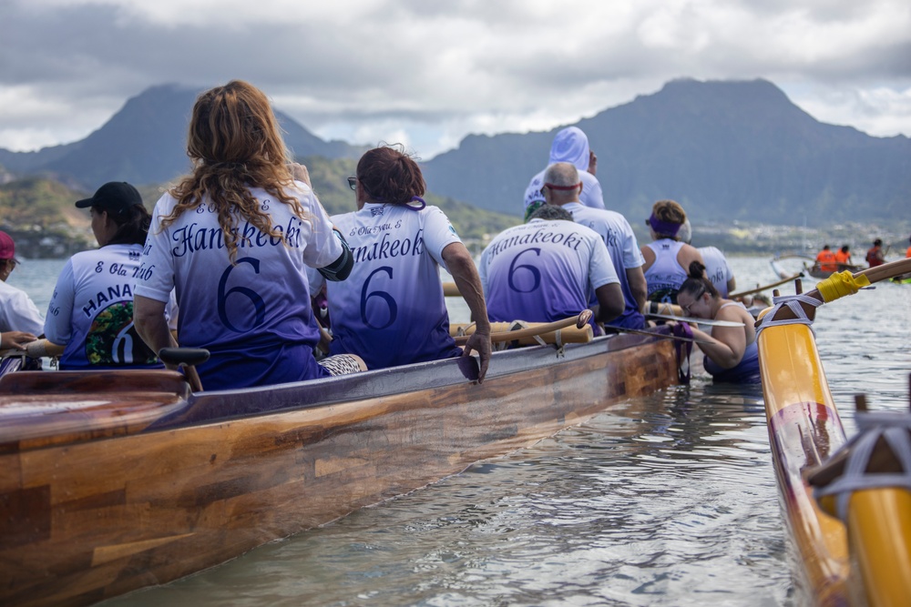 MCBH Hosts 2023 John D. Kaupiko Canoe Regatta