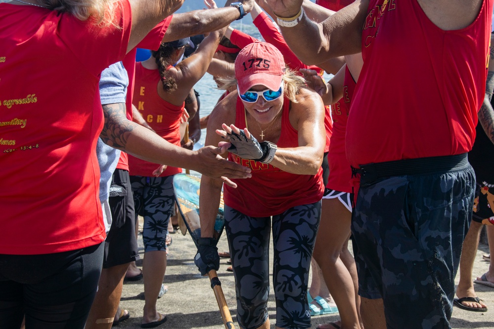 MCBH Hosts 2023 John D. Kaupiko Canoe Regatta