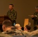 U.S. Marines and JGSDF soldiers conduct a NCO Symposium