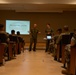 U.S. Marines and JGSDF soldiers conduct a NCO Symposium