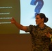 U.S. Marines and JGSDF soldiers conduct a NCO Symposium