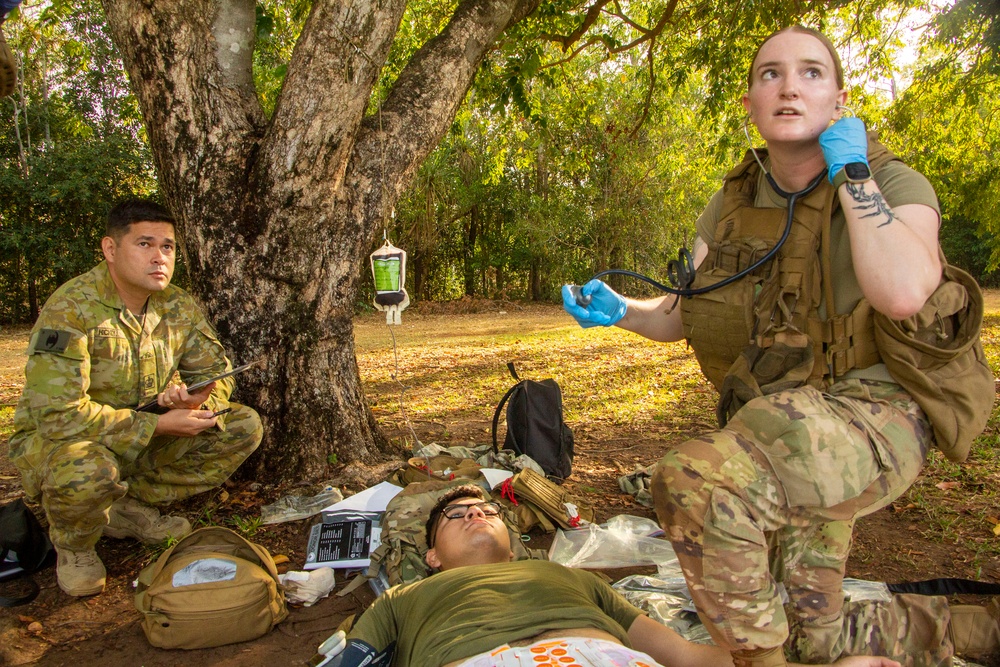 Combined Joint Medic Training Before Exercise Talisman Sabre 2023