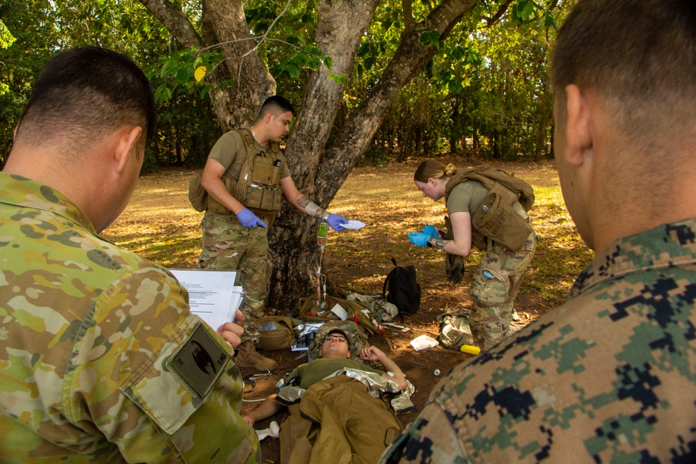 Combined Joint Medic Training Before Exercise Talisman Sabre 2023