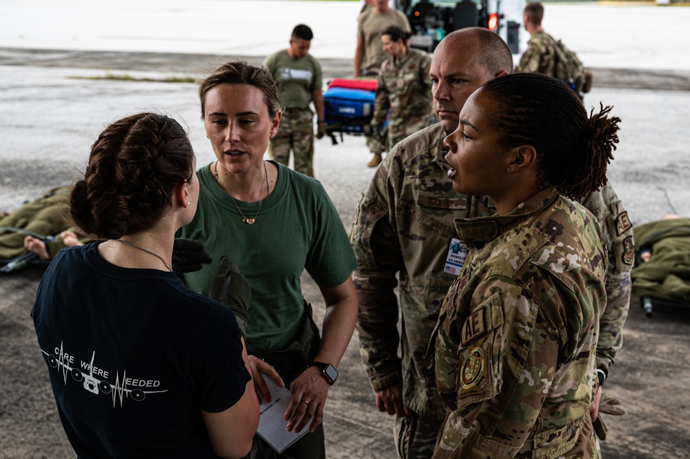 Australian and U.S. Air Forces Conduct Aeromedical Training during Mobility Guardian 23