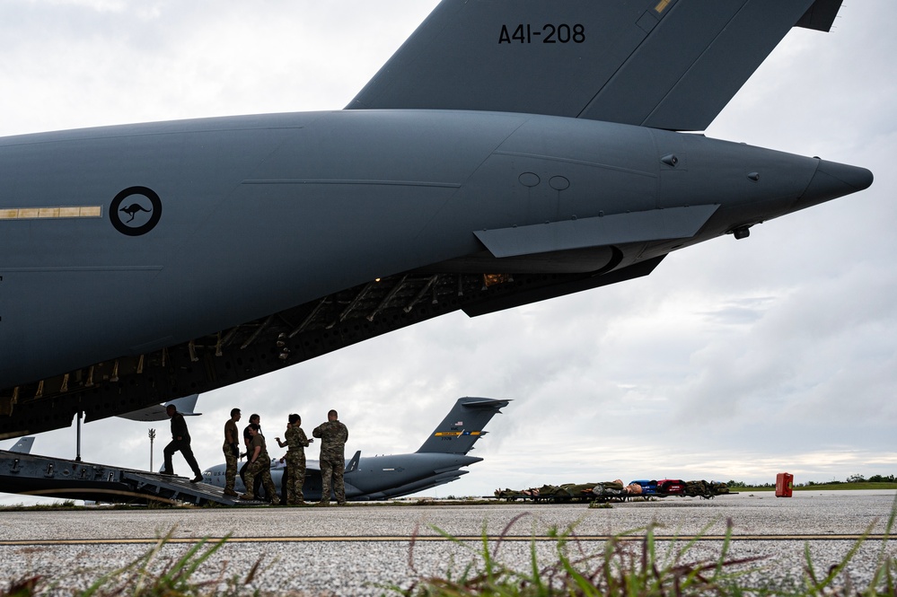 Australian and U.S. Air Forces Conduct Aeromedical Training during Mobility Guardian 23