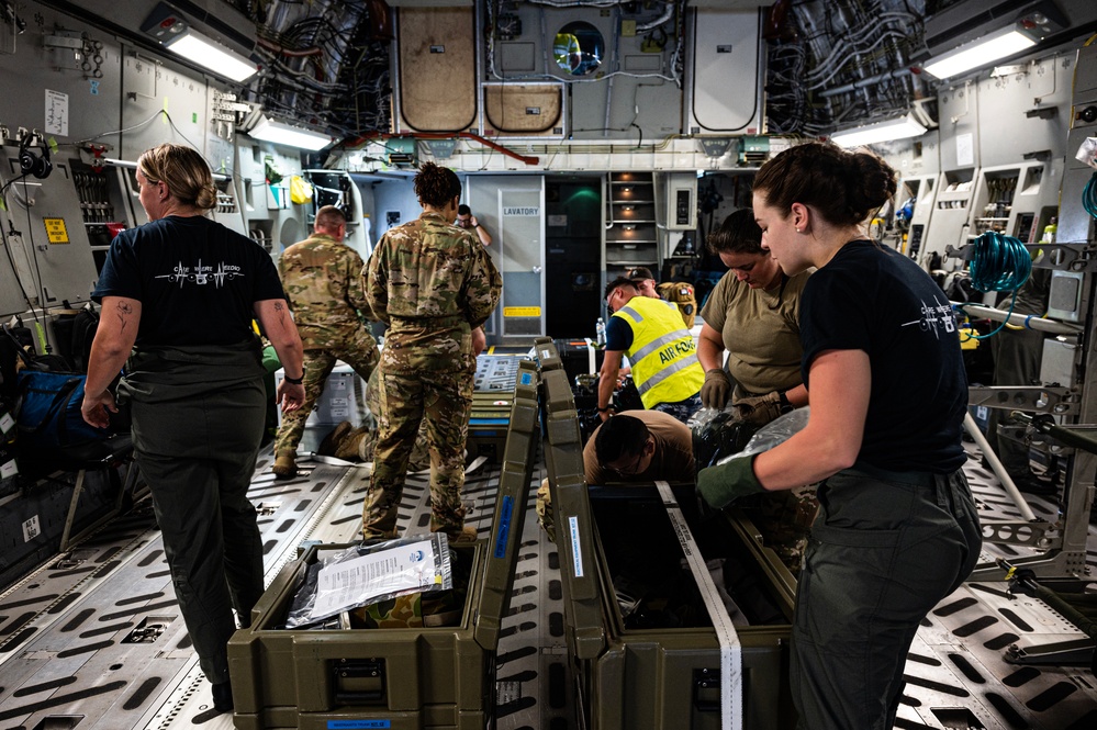 Australian and U.S. Air Forces Conduct Aeromedical Training during Mobility Guardian 23