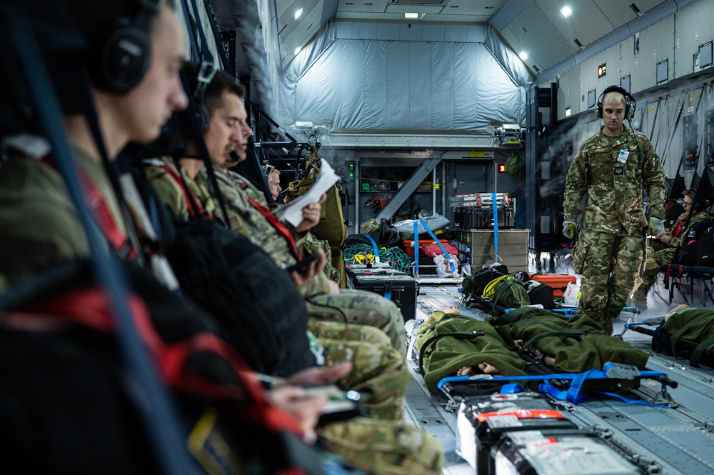 United Kingdom and U.S. Air Forces conduct aeromedical flight training during Mobility Guardian 23