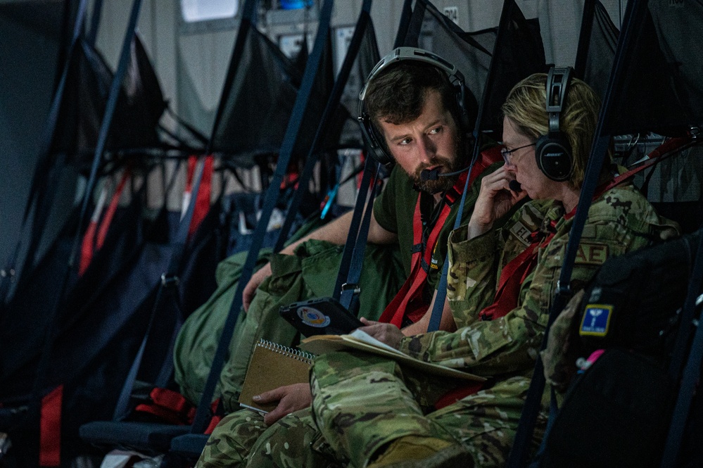 United Kingdom and U.S. Air Forces conduct aeromedical flight training during Mobility Guardian 23